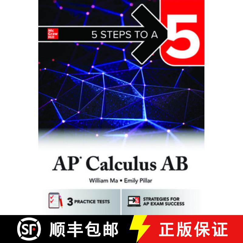 【3-4周达】5 Steps to a 5: AP Calculus AB, High School Edition [9781264917778]
