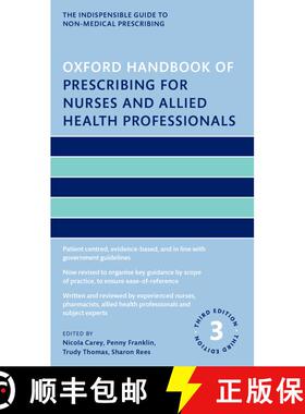 【3-4周达】Oxford Handbook of Prescribing for Nurses and Allied Health Professionals [9780198839095]