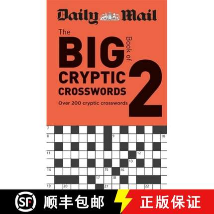 【3-4周达】Daily Mail Big Book of Cryptic Crosswords Volume 2 [9780600636311]