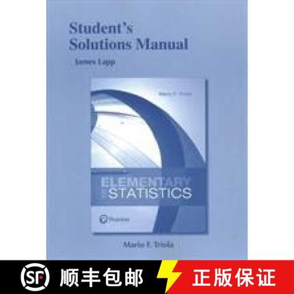 【3-4周达】Student's Solutions Manual for Elementary Statistics [9780134464299]