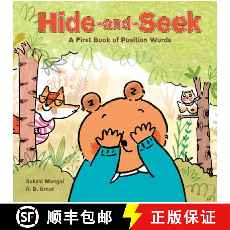 【3-4周达】Hide-And-Seek: A First Book of Position Words [9781771387941]