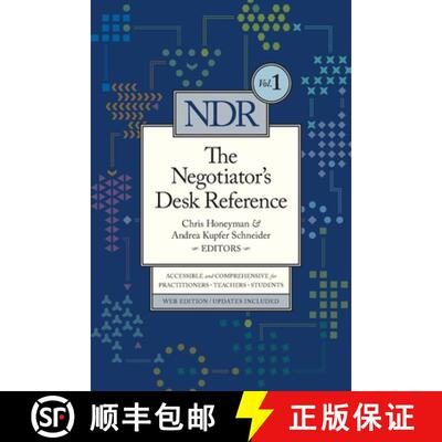 【3-4周达】The Negotiator's Desk Reference [9780982794654]