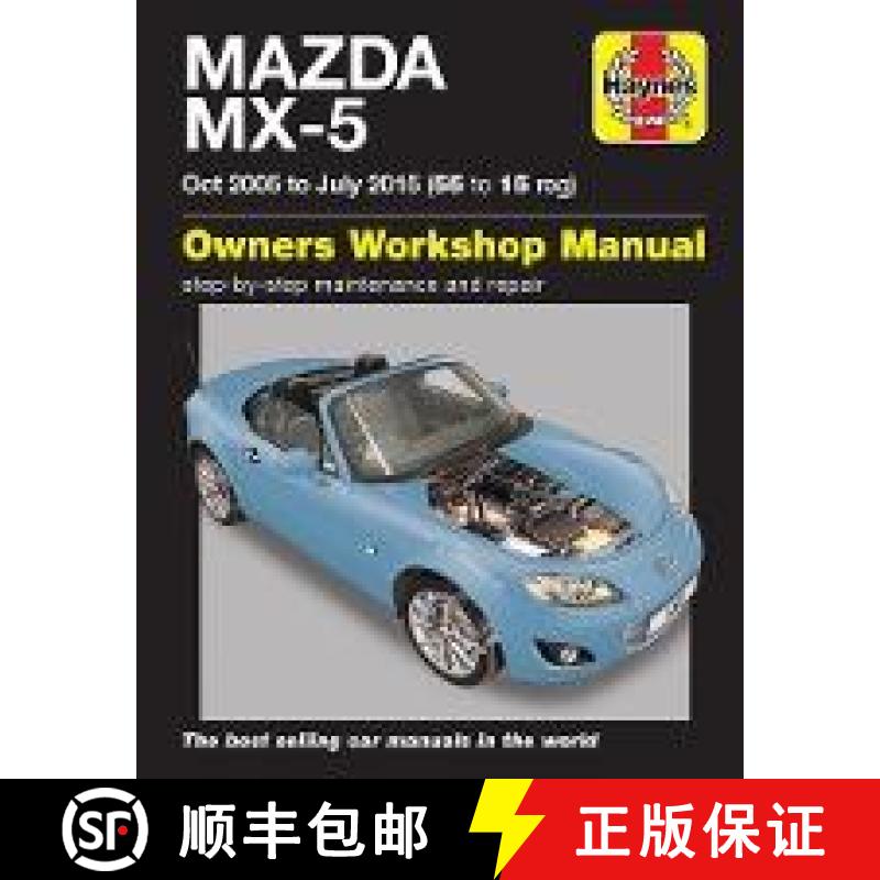 【3-4周达】Mazda MX-5 (Oct 05 - July 15) 55 to 15 Haynes Repair Manual [9781785213687]