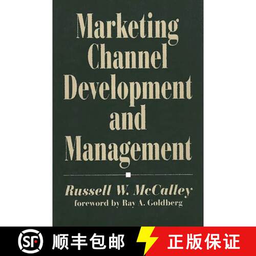 【3-4周达】精装 Marketing Channel Development and Management [9780899307800]