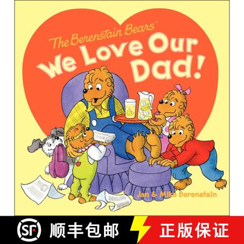 【3-4周达】精装 We Love Our Dad! [9780606317856]