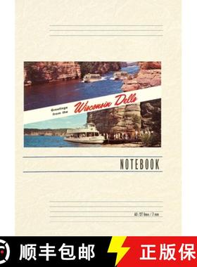 【3-4周达】Vintage Lined Notebook Greetings from Wisconsin Dells [9798385454907]
