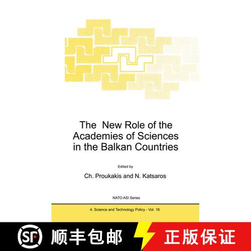 【3-4周达】精装 The New Role of the Academies of Sciences in the Balkan Countries [9780792347736]