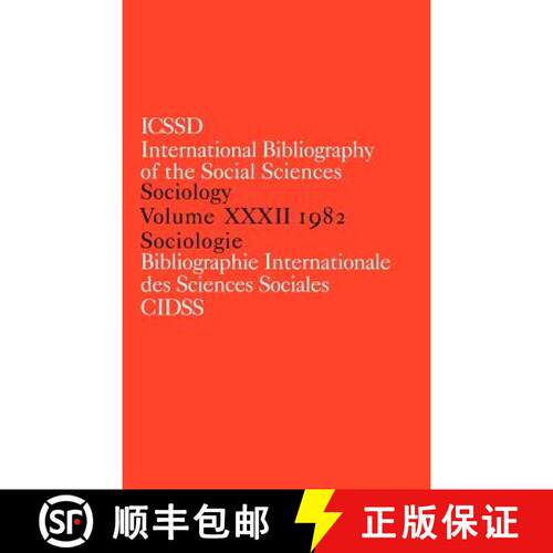 【3-4周达】精装 INTL BIBLIO SOCIOL 1982 VOL 32 [9780422810302]