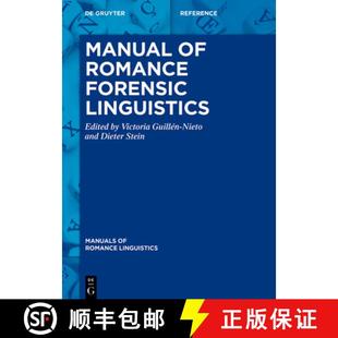 Romance Forensic Linguistics 预订 9783110798029 Manual