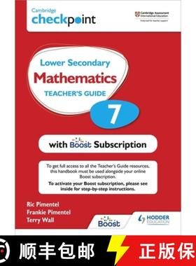 【3-4周达】Cambridge Checkpoint Lower Secondary Mathematics Teacher's Guide 7 with Boost Subscription... [9781398300729]