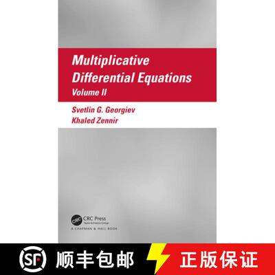 【3-4周达】精装 Multiplicative Differential Equations: Volume II [9781032495842]