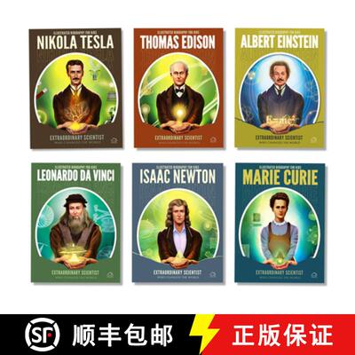预订 Illustrated Biography for Kids: Extraordinary Scientist who Changed the World: Box Set of 6 Books [9789358562033]