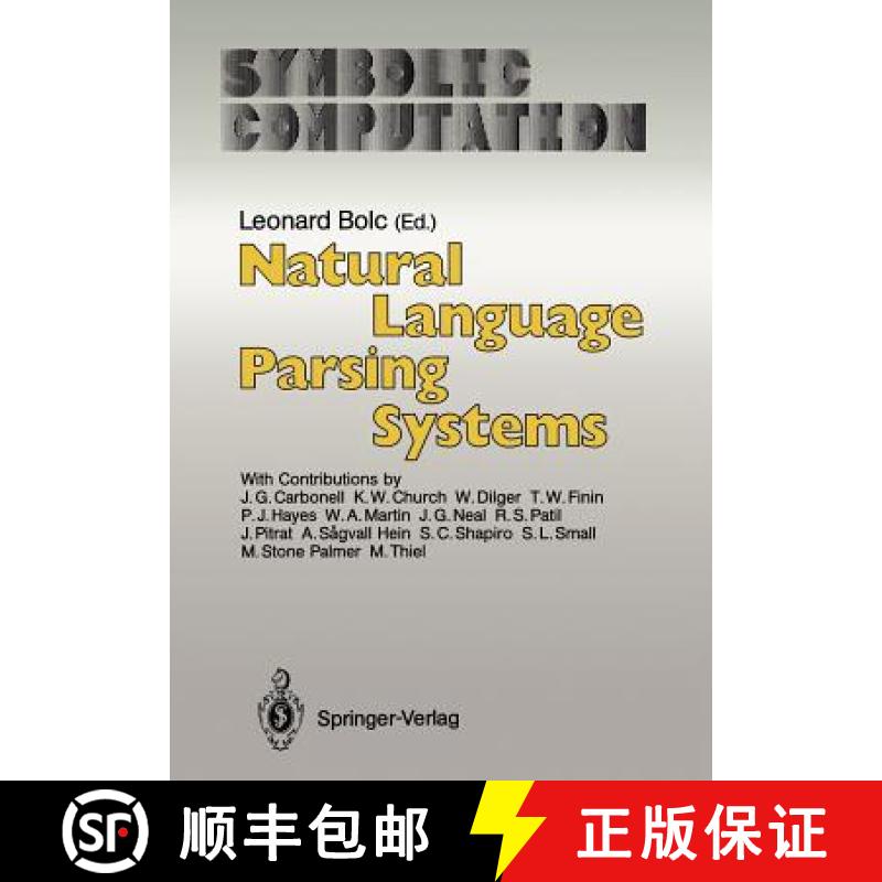 【3-4周达】Natural Language Parsing Systems [9783642830327]