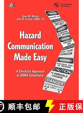 预订 Hazard Communication Made Easy: A Checklist Approach to OSHA Compliance: A Checklist Approach to... [9780865876569]