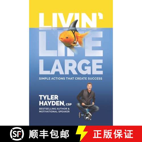 【3-4周达】Livin' Life Large - Simple Actions Create Success [9781897050637]