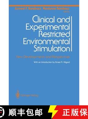 【3-4周达】Clinical and Experimental Restricted Environmental Stimulation : New Developments and Pers... [9781468485851]
