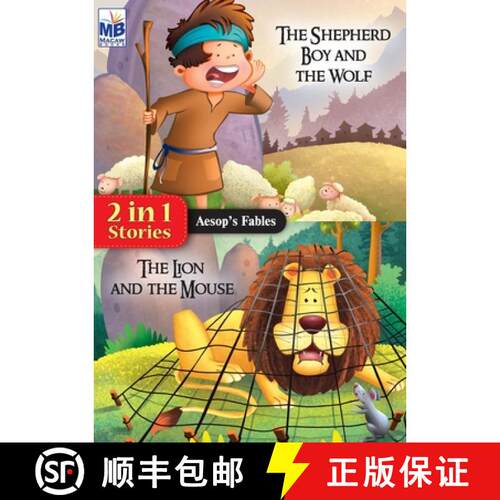 【3-4周达】Aesop Fables: The Shepherd boy AND The Lion [9781640358485]