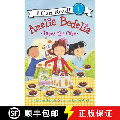 【3-4周达】精装 Amelia Bedelia Takes the Cake [9780062334312]