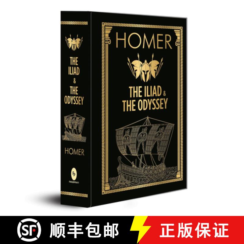 【3-4周达】HOMER: The Iliad & the Odyssey: Deluxe Hardbound Edition [9789388144292]