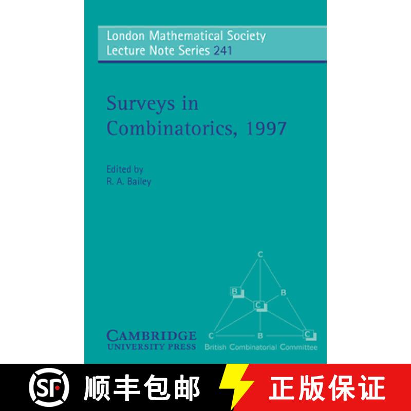 【3-4周达】Surveys in Combinatorics, 1997: - Surveys in Combinatorics, 1997 [9780521598408]