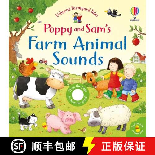 【3-4周达】Poppy and Sam's Farm Animal Sounds [9781835405062]