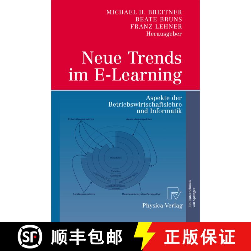 【3-4周达】精装 Neue Trends im E-Learning : Aspekte der Betriebswirtschaftslehre und Informatik [9783790819175] - 实物图