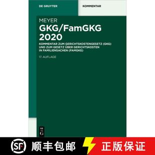 2020 9783110611007 Gesetz Gkg Famgkg Über Zum Kommentar in... 预订 Gerichtskostengesetz Gerichtskosten Und