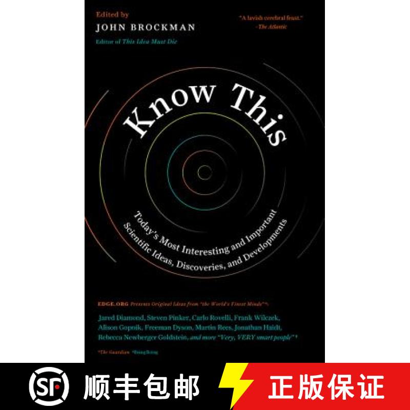 【3-4周达】Know This: Today's Most Interesting and Important Scientific Ideas, Discoveries, and Devel... [9780062562067]