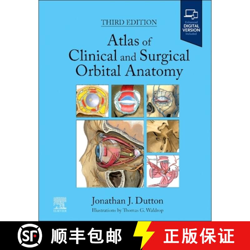 【3-4周达】Atlas of Clinical and Surgical Orbital Anatomy [9780443109423]