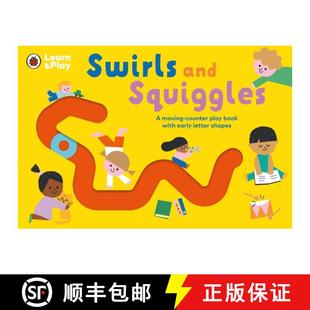 Squiggles early shapes and Swirls book counter moving 4周达 9780241490235 letter with play