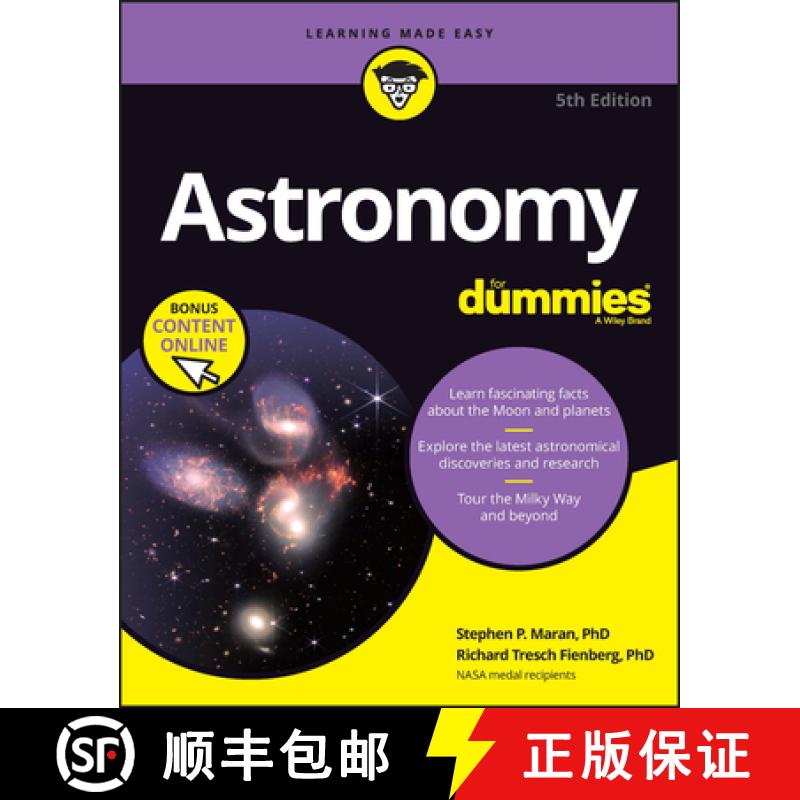 【3-4周达】Astronomy For Dummies, 5th Edition (+ Chapter Quiz zes Online) [9781394163076]