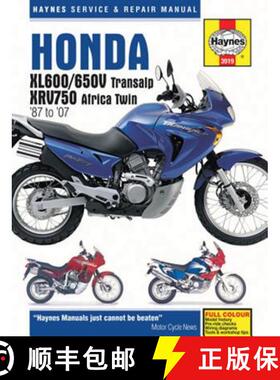 【3-4周达】Honda Xl600/650v Transalp & Xrv750 Africa Twin '87 to '07 [9781785213113]