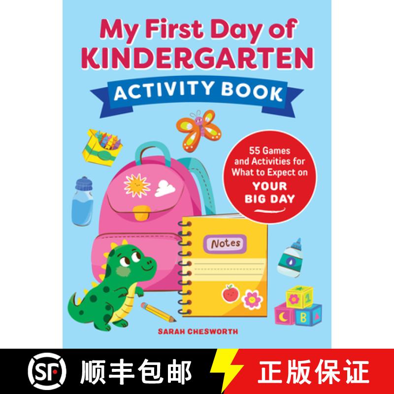 【3-4周达】My First Day of Kindergarten Activity Book: 55+ Games and Activities for What to Expect on... [9798886509335]