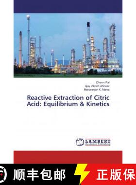 预订 Reactive Extraction of Citric Acid: Equilibrium & Kinetics [9786202081085]