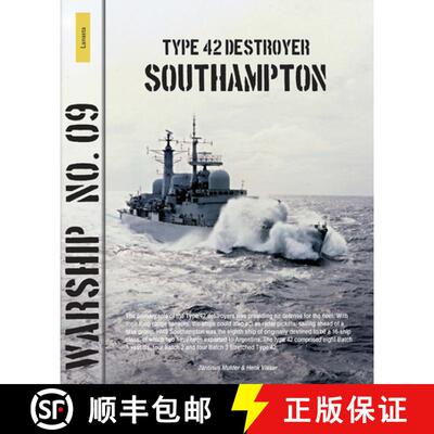 【3-4周达】Warship 9: Type 42 Destroyer Southampton [9789086161997]