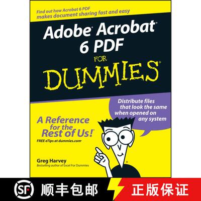 【3-4周达】Adobe Acrobat 6 Pdf For Dummies [Wiley计算机] [9780764537608]