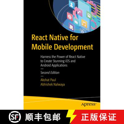 【3-4周达】React Native for Mobile Development : Harness the Power of React Native to Create Stunning... [9781484244531]