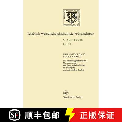 【3-4周达】Die verfassungstheoretische Unterscheidung von Staat und Gesellschaft als Bedingung der in... [9783531071831]