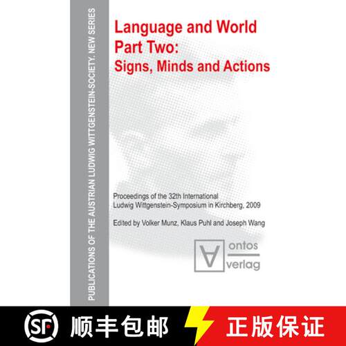 【3-4周达】精装 Language and World, Part 2, Signs, Minds and Actions [9783110330182]