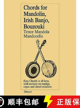 【3-4周达】Chords For Mandolin, Irish Banjo, Bouzouki: Tenor Mandola and Mandocello [9780946005475]