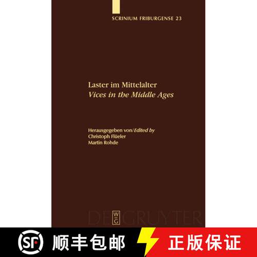 【3-4周达】精装 Laster im Mittelalter / Vices in the Middle Ages [9783110202748]