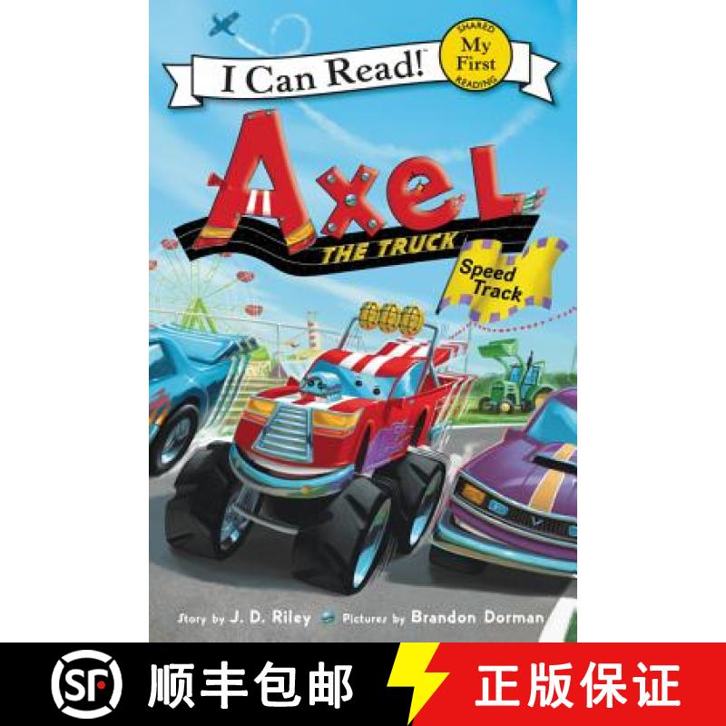 【3-4周达】Axel the Truck: Speed Track [9780062692795]
