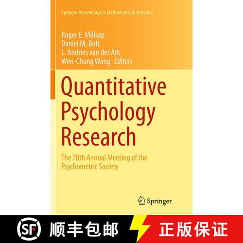 【3-4周达】Quantitative Psychology Research : The 78th Annual Meeting of the Psychometric Society (So... [9783319353777]