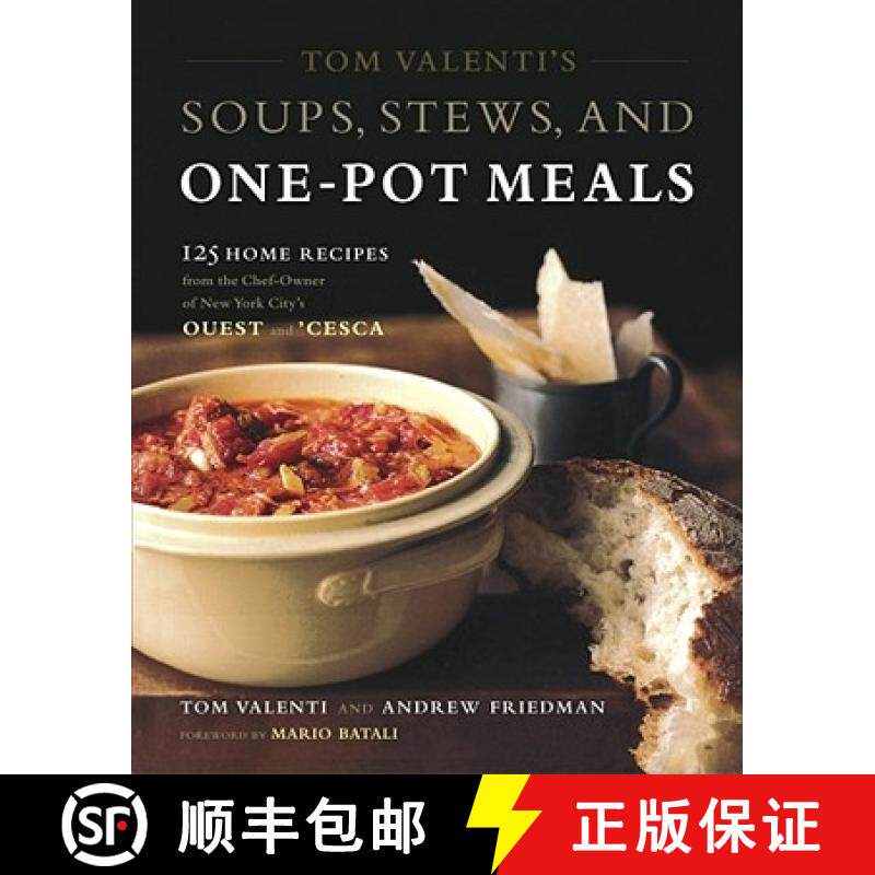 【3-4周达】Tom Valenti's Soups, Stews, and One-Pot Meals: 125 Home Recipes from the Chef-Owner of New... [9780743243759]