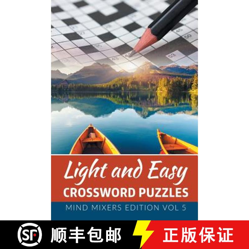 【3-4周达】Light and Easy Crossword Puzzles: Mind Mixers Edition Vol 5 [9781682801994]