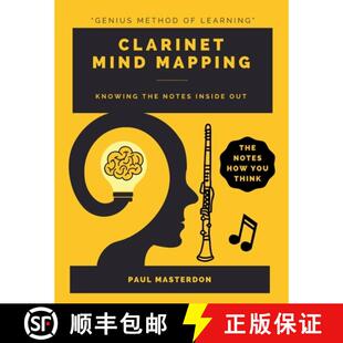 【3-4周达】Clarinet MInd Mapping: A Mnemonically Color-Coded Clarinet Fingering Chart Book: With Uniq... [9781918219692]