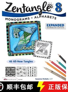 【3-4周达】Zentangle 8, Expanded Workbook Edition [9781574219050]