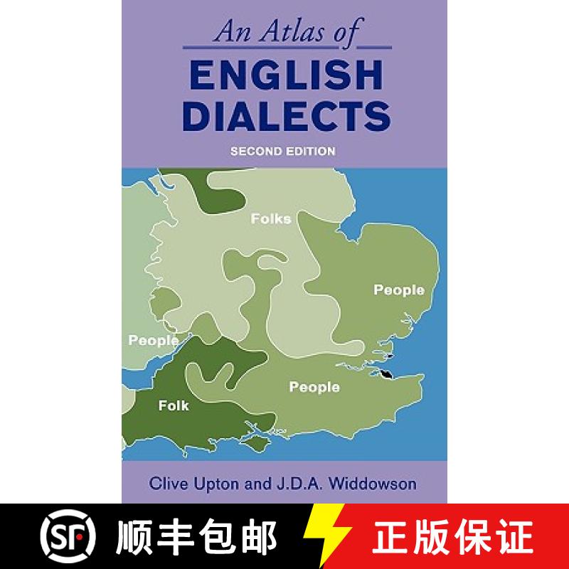 【3-4周达】An Atlas of English Dialects : Region and Dialect [9780415392334]
