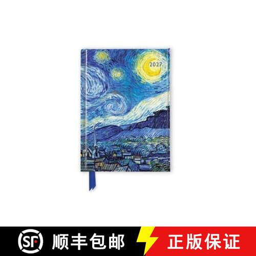 【3-4周达】Vincent Van Gogh: The Starry Night 2027 Luxury Pocket Diary Planner - Week to View [9781806941919]