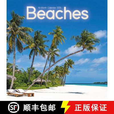 【3-4周达】Beaches Square Wall Sunday Start Calenda [9781529896459]